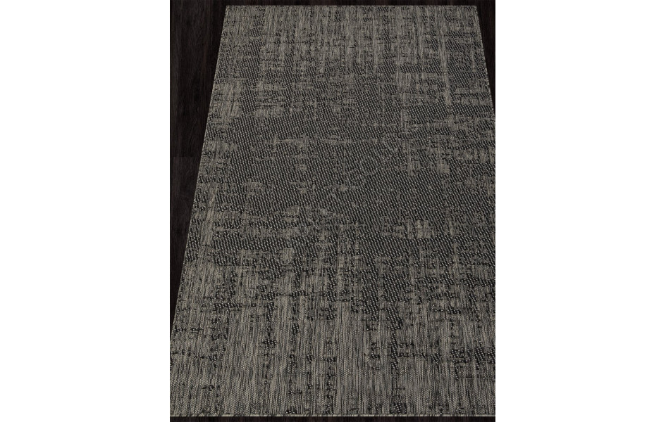 Ковер S131 - BLACK-GRAY - Прямоугольник - коллекция KAIR
