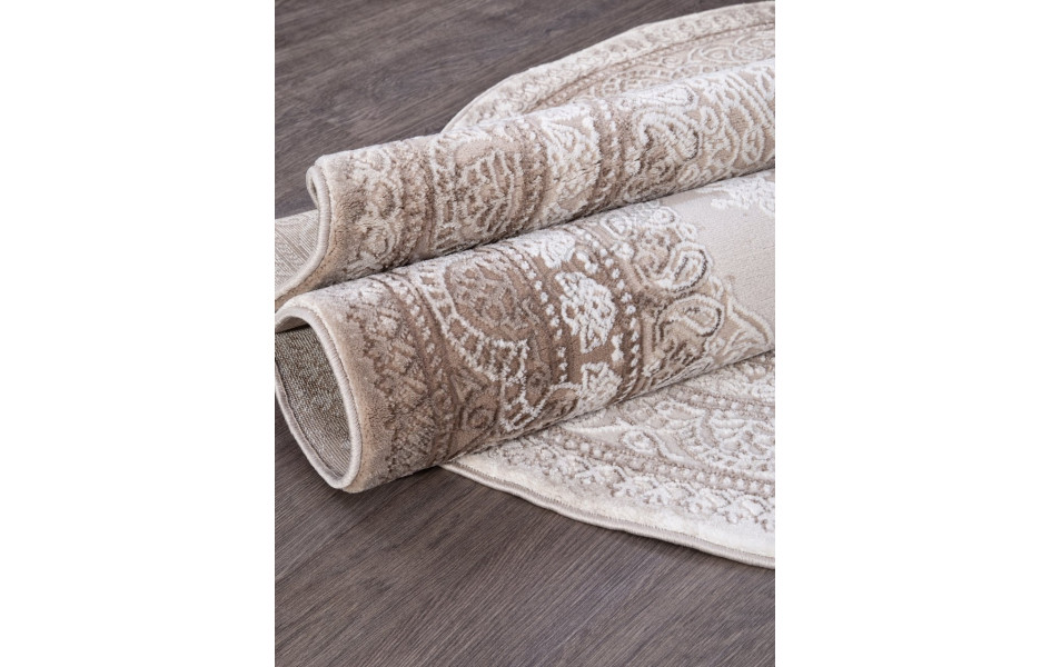 Ковер 03704A - BROWN / BROWN - Овал - коллекция ARMINA