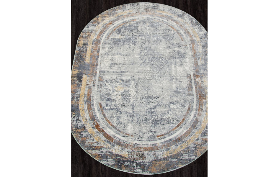 Ковер F258 - ORANGE - Овал - коллекция ZUMMA